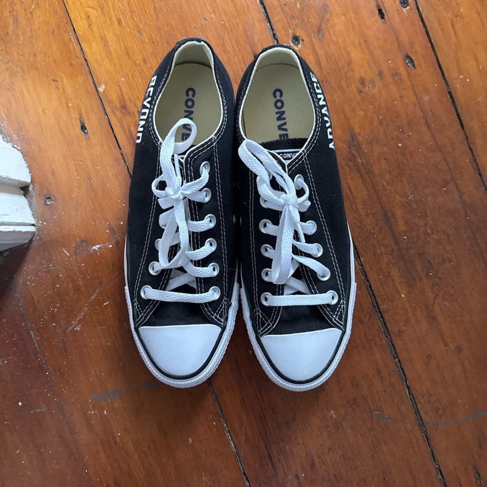 Converse Black and White Canvas Sneakers